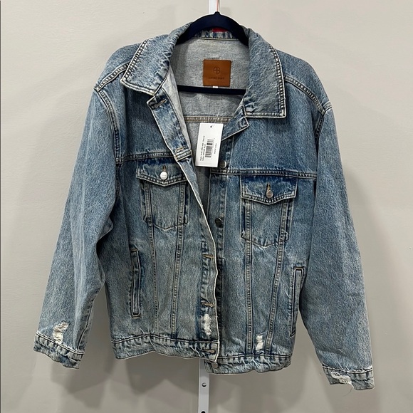 ANINE BING Rory Denim Jacket in Vintage Blue - Picture 3 of 9